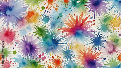  Abstract floral background elements for design.  AI generated image. AI generated image © Koca