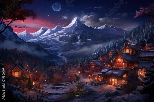 Enchanted Village in the Mountains