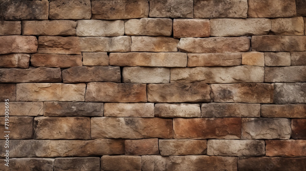 The background is made up of square brick stones. The background is made up of square brick stones.