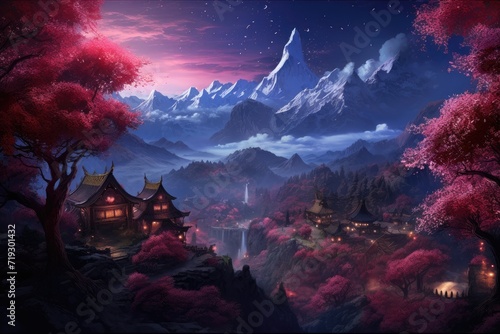 Starlit Oasis, The Enchanted Village in the Mountains