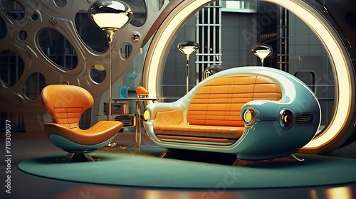 Retro-Futuristic Combines retro designs with futuristic elements for a unique look
