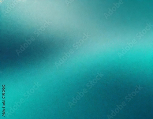 Teal blue grainy gradient background poster backdrop noise texture webpage header wide banner design © AustinSANC