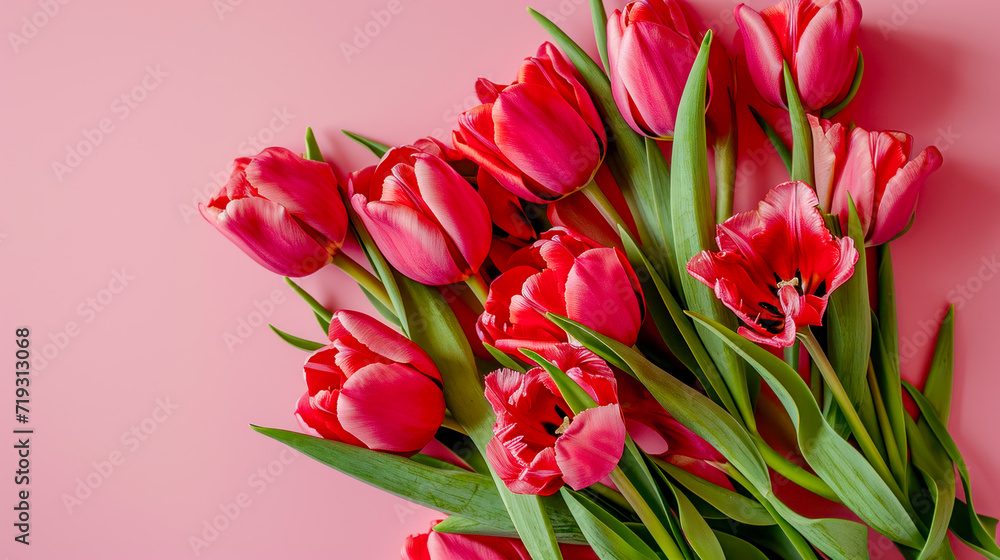 Flower Greeting Tulips Roses for Valentine's Day Mother's Day Beautiful Flower Bouquet Modern Graphic Concept Greeting Card Wallpaper Digital Art Magazine Background Poster Flower Greeting Tulips Roses for Valentine's Day Mother's Day Beautiful Flower Bouquet Modern Graphic Concept Greeting Card Wallpaper Digital Art Magazine Background Poster