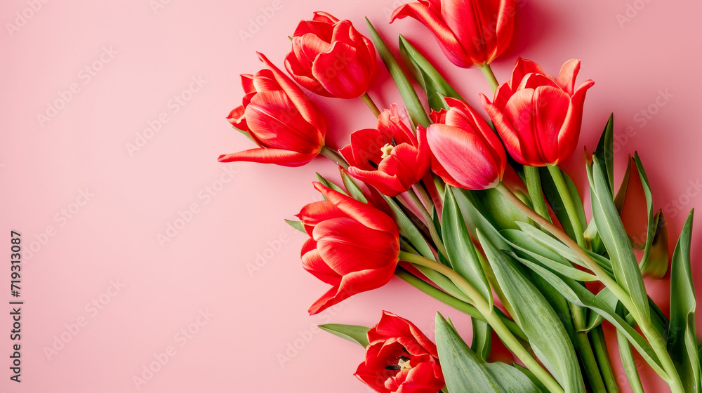 Flower Greeting Tulips Roses for Valentine's Day Mother's Day Beautiful Flower Bouquet Modern Graphic Concept Greeting Card Wallpaper Digital Art Magazine Background Poster Flower Greeting Tulips Roses for Valentine's Day Mother's Day Beautiful Flower Bouquet Modern Graphic Concept Greeting Card Wallpaper Digital Art Magazine Background Poster