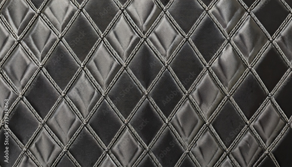 Fototapeta premium diamond shape patterned black silk background