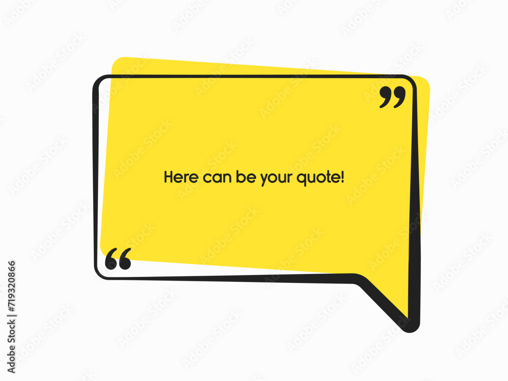 Quote frame blank, text quote boxes, message Quote frame blank, text quote boxes, message