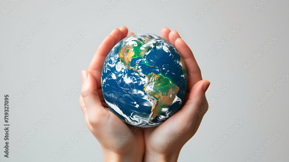 World environment day concept. Earth globe in hands. World environment day concept. Earth globe in hands.