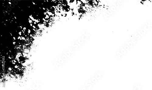 Rustic grunge vector texture with grain and stains. Abstract noise background. Weathered surface. Dirty and damaged. Detailed rough backdrop. Vector graphic illustration with transparent white. EPS10.