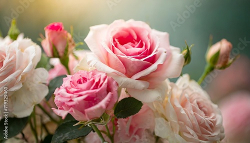 nature of rose pink flower in garden using as background natural wallpaper