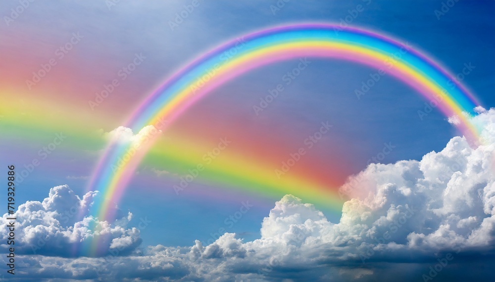 sky and rainbow background