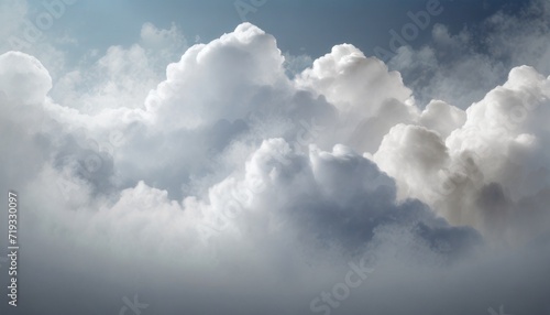white clouds on background