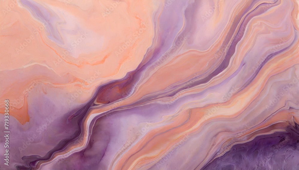 abstract peach and purple marble texture