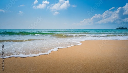 sand beach and wave background