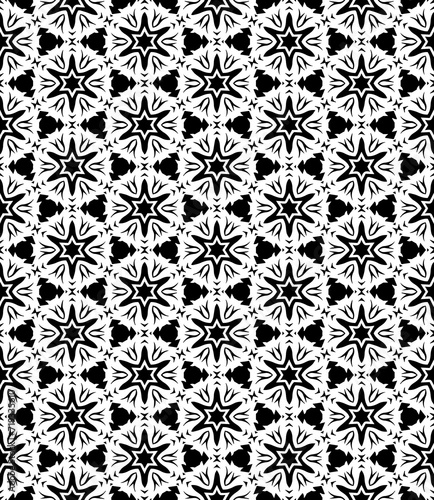 Black seamless abstract pattern. Overlay for background and backdrop. Ornamental design. PNG graphic illustration with transparent background.