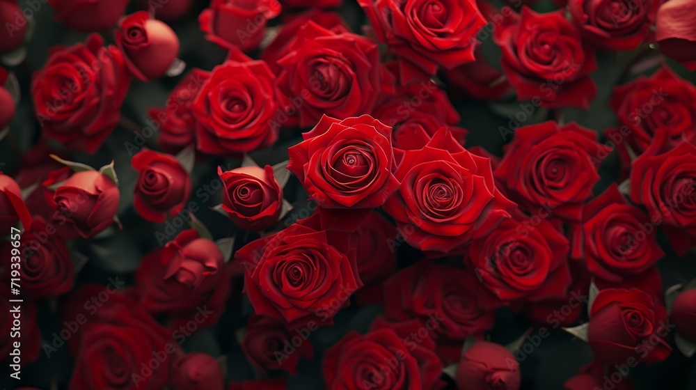 3D render valentine bunch of red roses 3D render valentine bunch of red roses