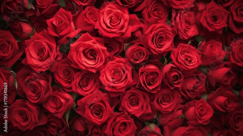 3D render valentine bouquet of roses