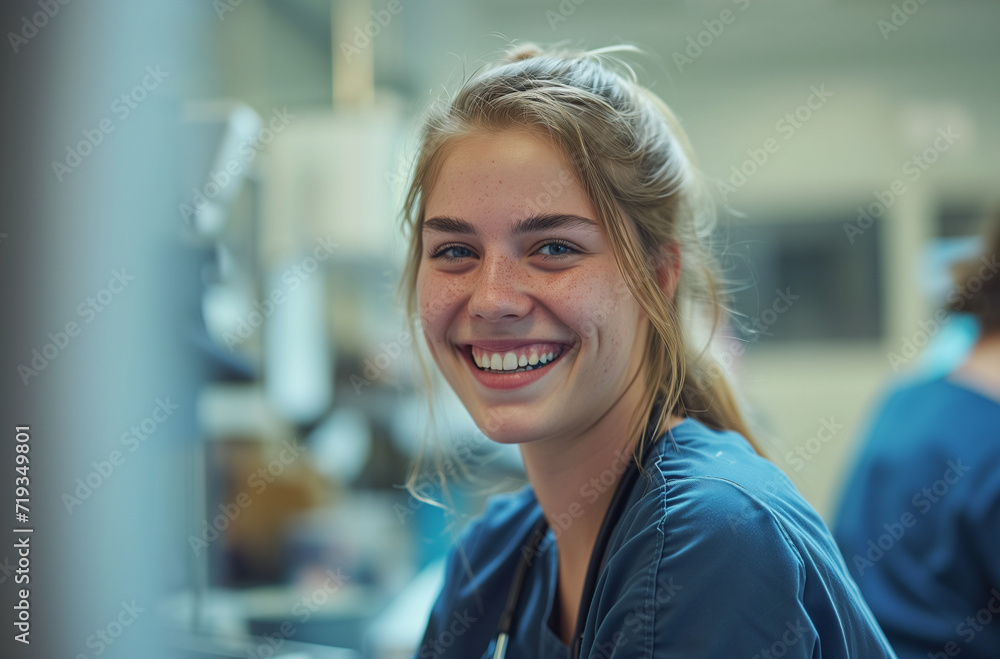 Fototapeta premium smiling Medical Assistantat work