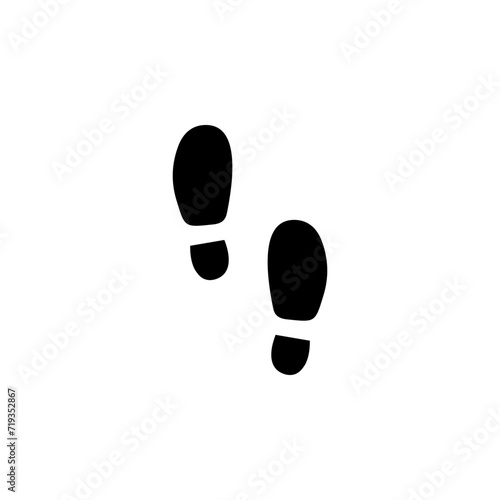 Shoes icon flat