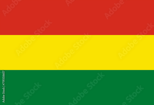 Flag Of Bolivia, Bolivia flag, National flag of Bolivia.
