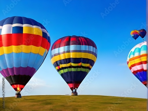 hot air balloon in Sky © AUN STORE