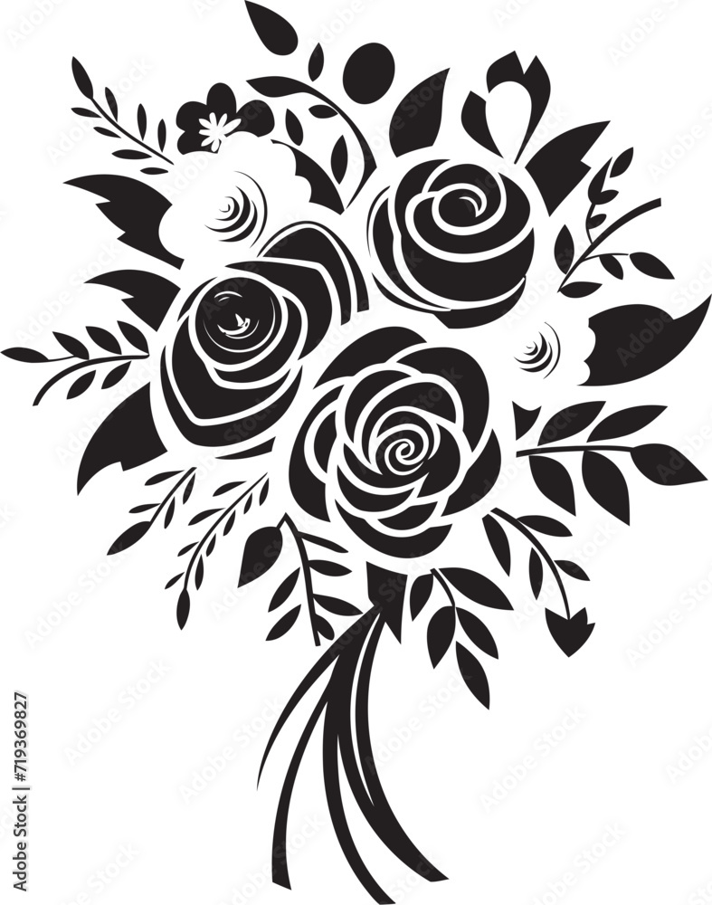 Botanical Beauty Unveiled Exquisite Floral VectorsDecorative Floral Rhapsody Intricate Vector Artistry