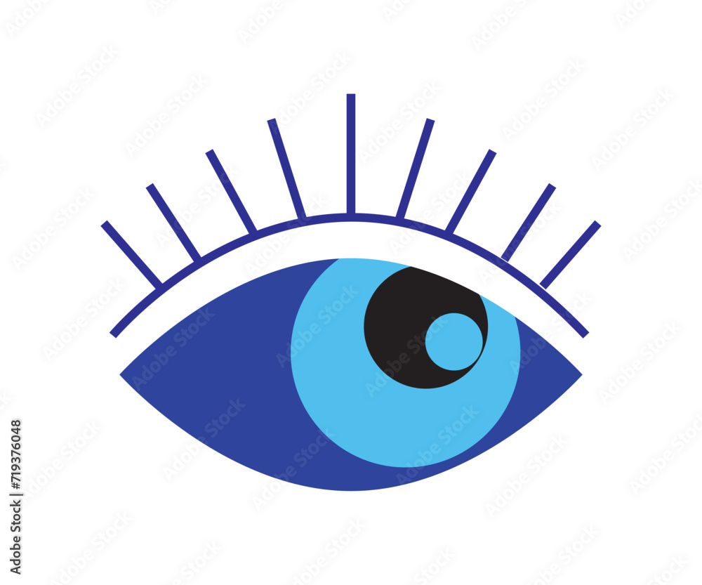 Evil eyes icon, evil seeing eye. Mystic esoteric signs Evil eyes icon, evil seeing eye. Mystic esoteric signs