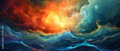 Vibrant Heavenly Scene Portraying Swirling Dreams And Imaginative Beauty In The Sky.   oncept Dreamy Cloudscapes  Whimsical Sky Art  Heavenly Color Palette  Imaginative Landscape  Swirling Dreamscape