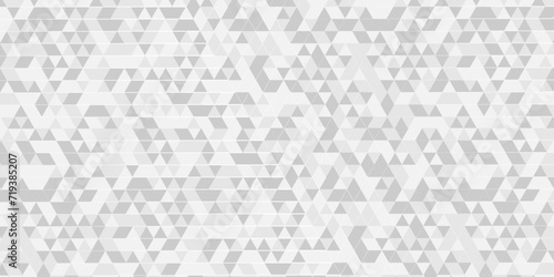 Abstract geometric background vector seamless technology gray and white background. Abstract geometric pattern gray Polygon Mosaic triangle Background, business and corporate background. © MdLothfor