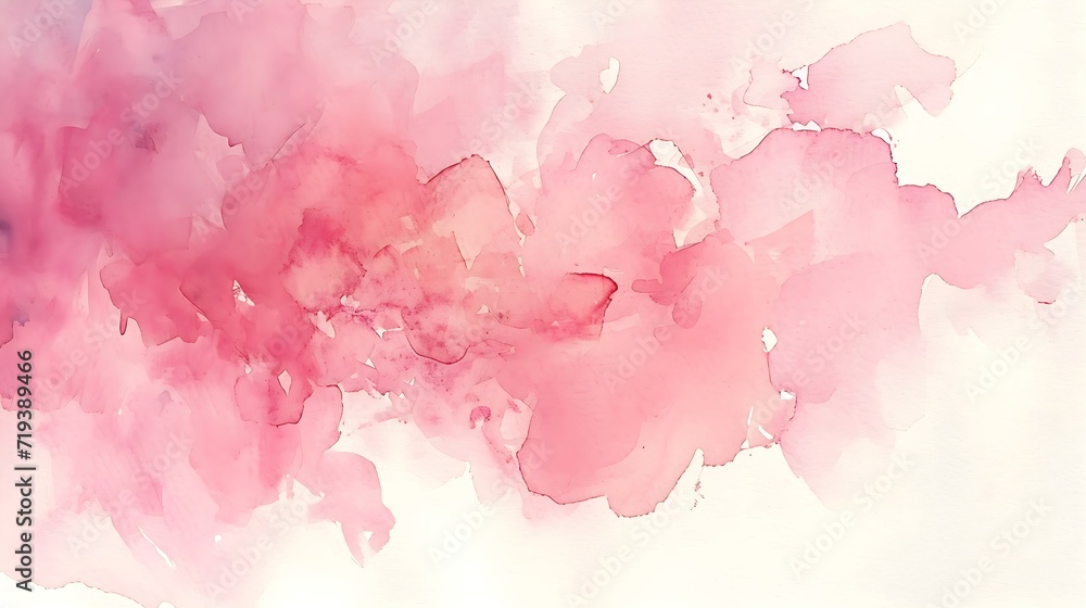 serene drift: a tranquil pink cloud on white