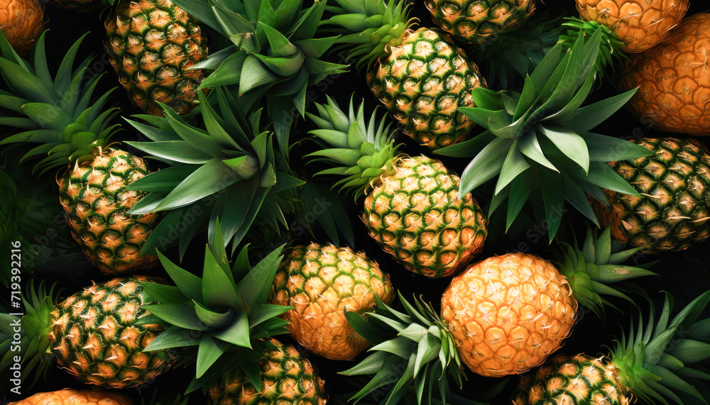 Fresh and juicy pineapple fruit Fresh and juicy pineapple fruit