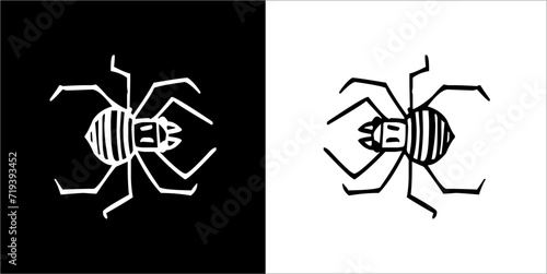 Illustration vector graphics of spider icon