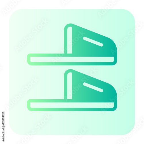 slippers gradient icon