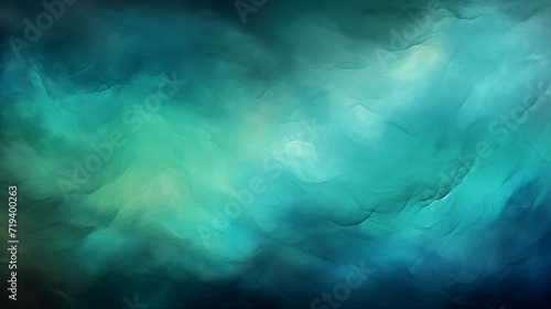 Teal Gradient Washes: Design backgrounds with gradient washes of teal, transitioning smoothly from darker to lighter tones. Overlay faint hints of green to add depth and variation
