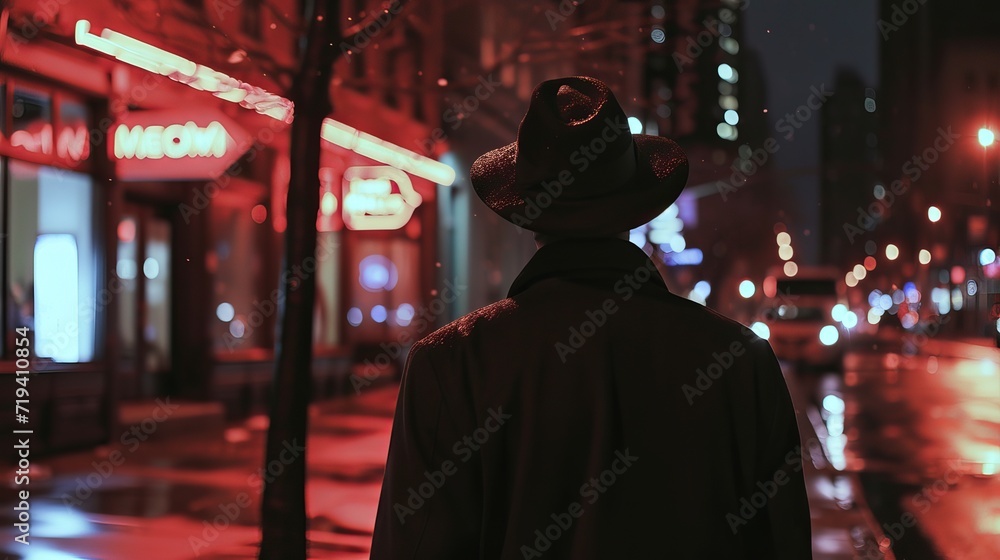 mobster embarks on a wild and surreal nighttime journey through the city. He moves through the streets, experiencing a series of vivid and sometimes disconcerting encounters.