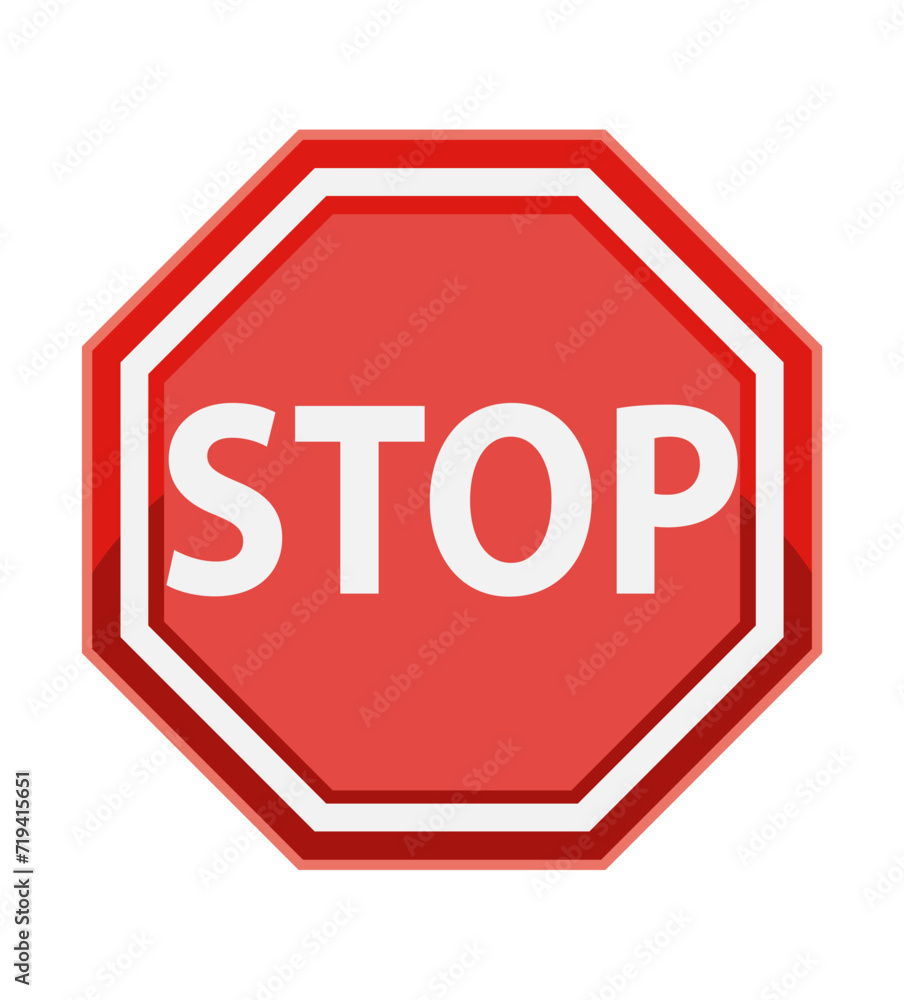 stop road sign for traffic regulation stock vector illustration stop road sign for traffic regulation stock vector illustration