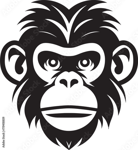 Ebony Euphoria Vectorized Ape DesignsInkwell Whispers Black Monkey Vectors