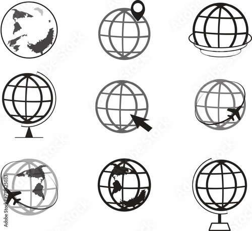 Google map vector icon and editable.