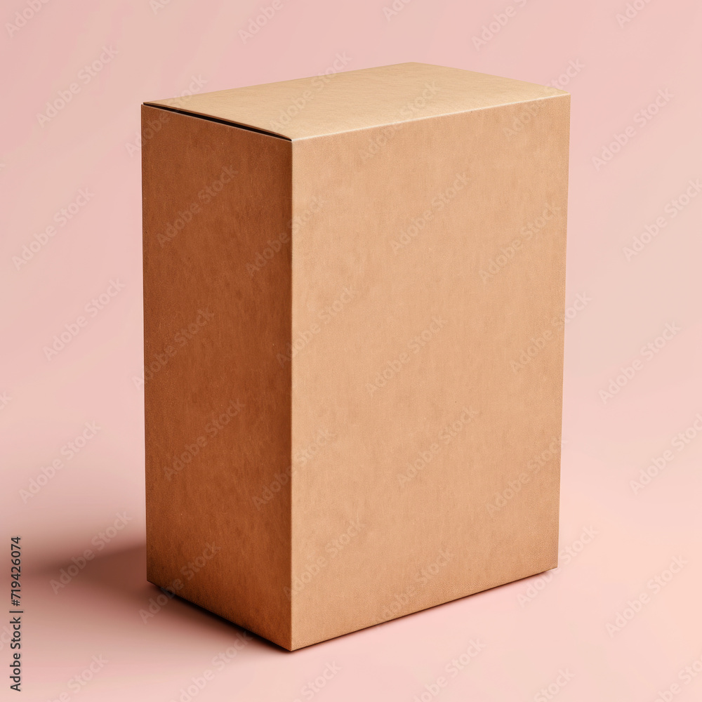 blank box for mock up 3d render illustration blank box for mock up 3d render illustration