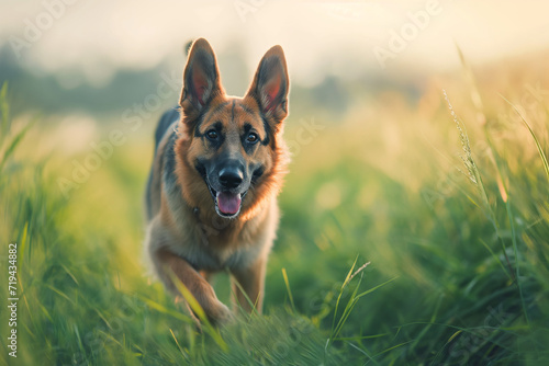 dog, pet, puppy, german shepherd dog, animal, domestic, portrait, terrier, running, nose, labrador, pedigree, happy, young, fluffy, beautiful, adorable, great, mammal, purebred, breed, jump, canine, t