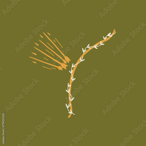 Arrows of Fate Hand Drawn Vector Illustration