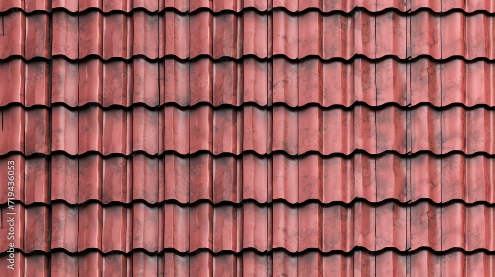 Roof texture seamless, High resolution, Texture of stone coated steel roof tiles in red color Roof texture seamless, High resolution, Texture of stone coated steel roof tiles in red color