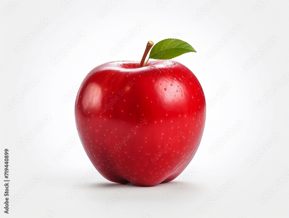 Fresh red apple fruit on white background Fresh red apple fruit on white background