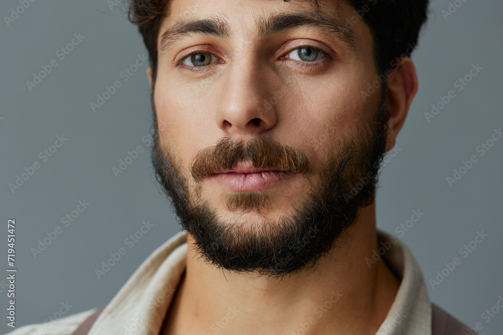 Model man person guy face isolated white caucasian adult attractive young portrait background Model man person guy face isolated white caucasian adult attractive young portrait background
