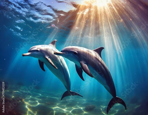 two dolphins © Dan Marsh