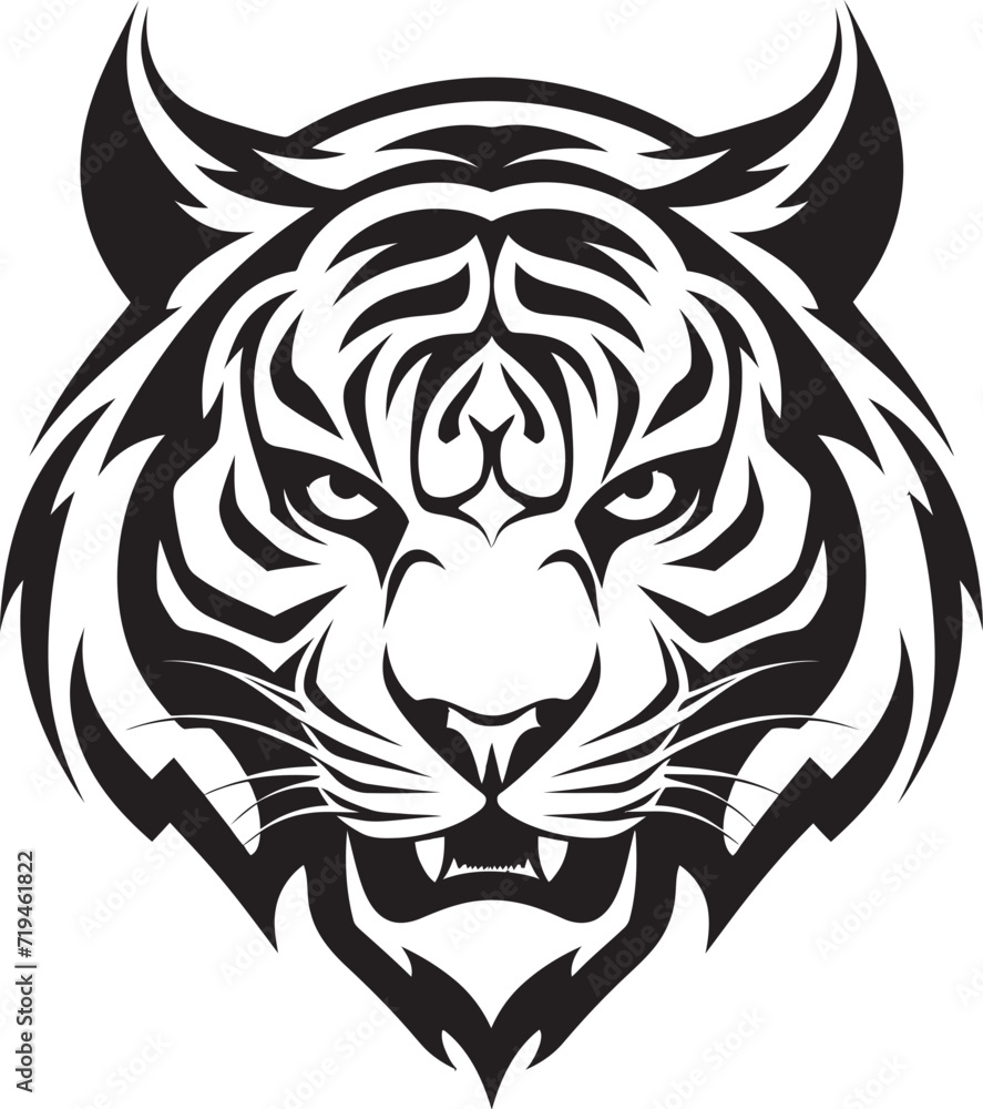Surreal Tiger ArtworkEnigmatic Tiger Illustration