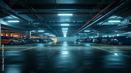 Large underground parking © Marcos Luis