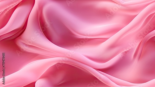 wavy pink crepe chiffon elegantly folded, highlighting the intricate texture and creating a seamless pattern. SEAMLESS PATTERN. SEAMLESS WALLPAPER.