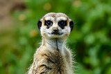 Meerkat - Southern Africa - A small carnivorous mammal species known for its social behavior and standing posture
