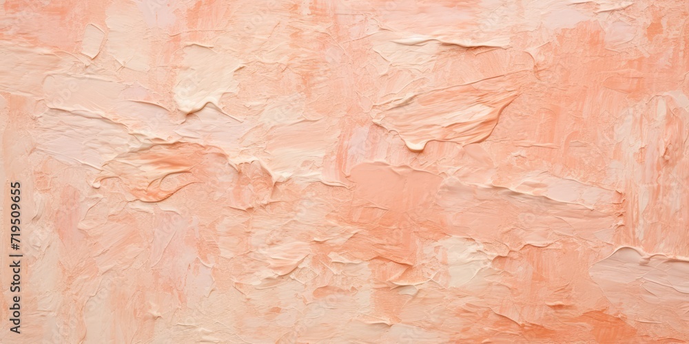 Generative AI, Closeup of impasto abstract rough peach fuzz color art painting texture
Generative AI, Closeup of impasto abstract rough peach fuzz color art painting texture