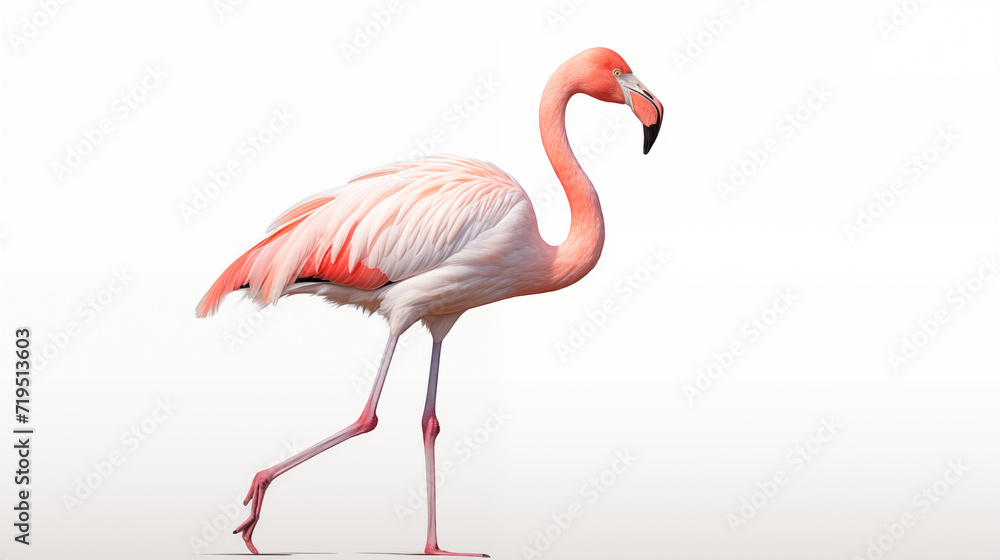 flamingo in a graceful pose
